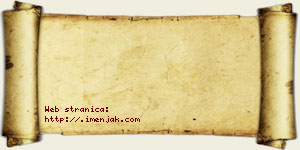 Una Ajvaz vizit kartica